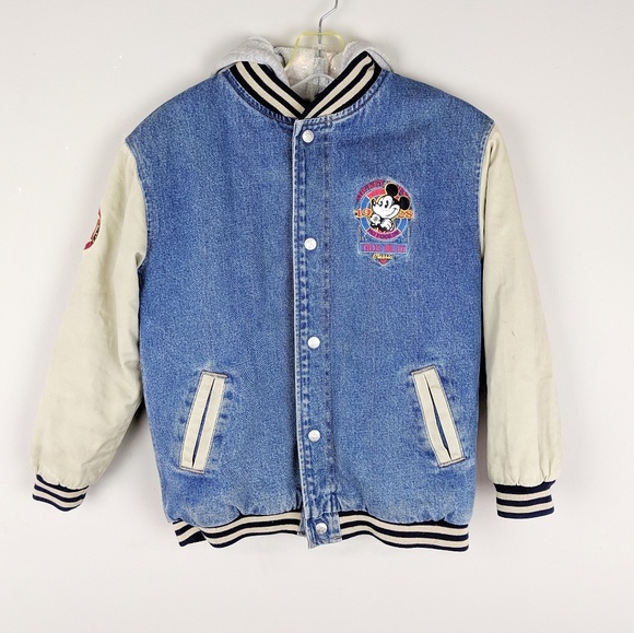 Disney Other - Disney | Vintage Style Mickey Varsity Jacket - E17